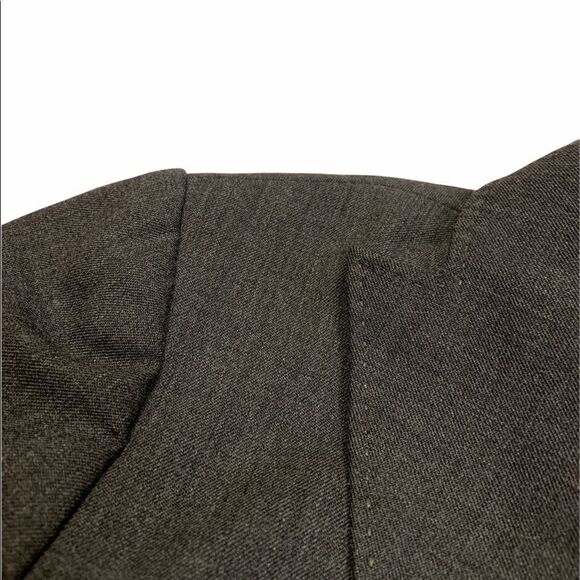 Rebecca Taylor Single Button Wool Fawn Knot Blazer - Picture 9 of 11